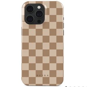 BURGA brand new iPhone 15 Pro Checkered case